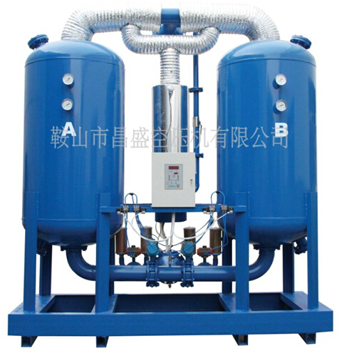（吸附式干燥機）吸著吸著就干了。
